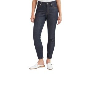 Everlane Ankle High Rise Jean in Indigo